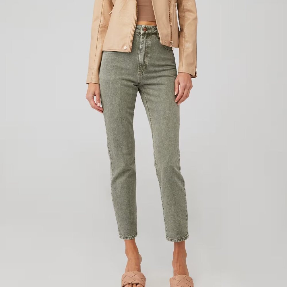 NWT Rolla’s Dusters High Rise Slim Olive Green Jeans